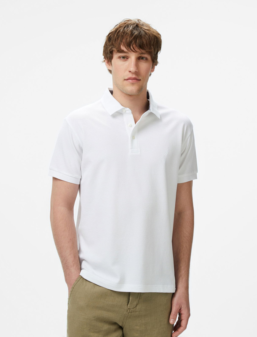Nautica Erkek Beyaz Classic Fit Polo Nautica Erkek Beyaz Classic Fit Polo