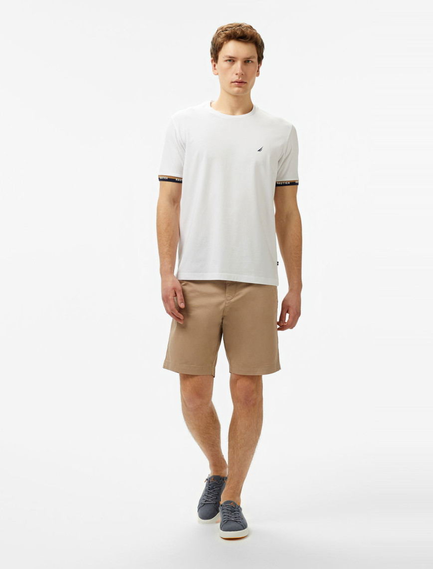 Nautica Erkek Beyaz Regular Fit T-Shirt Nautica Erkek Beyaz Regular Fit T-Shirt