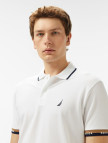 Nautica Erkek Beyaz Classic Fit Polo