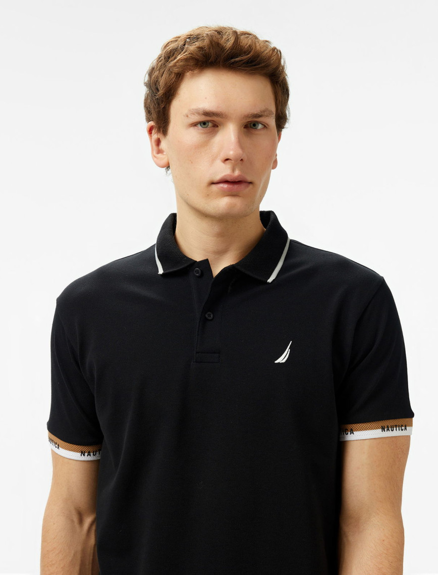 Nautica Erkek Siyah Classic Fit Polo