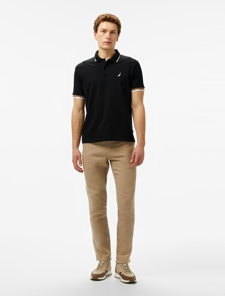 Nautica Erkek Siyah Classic Fit Polo
