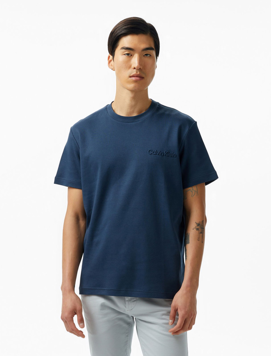 Calvin Klein Erkek Mavi T-Shirt Calvin Klein Erkek Mavi T-Shirt
