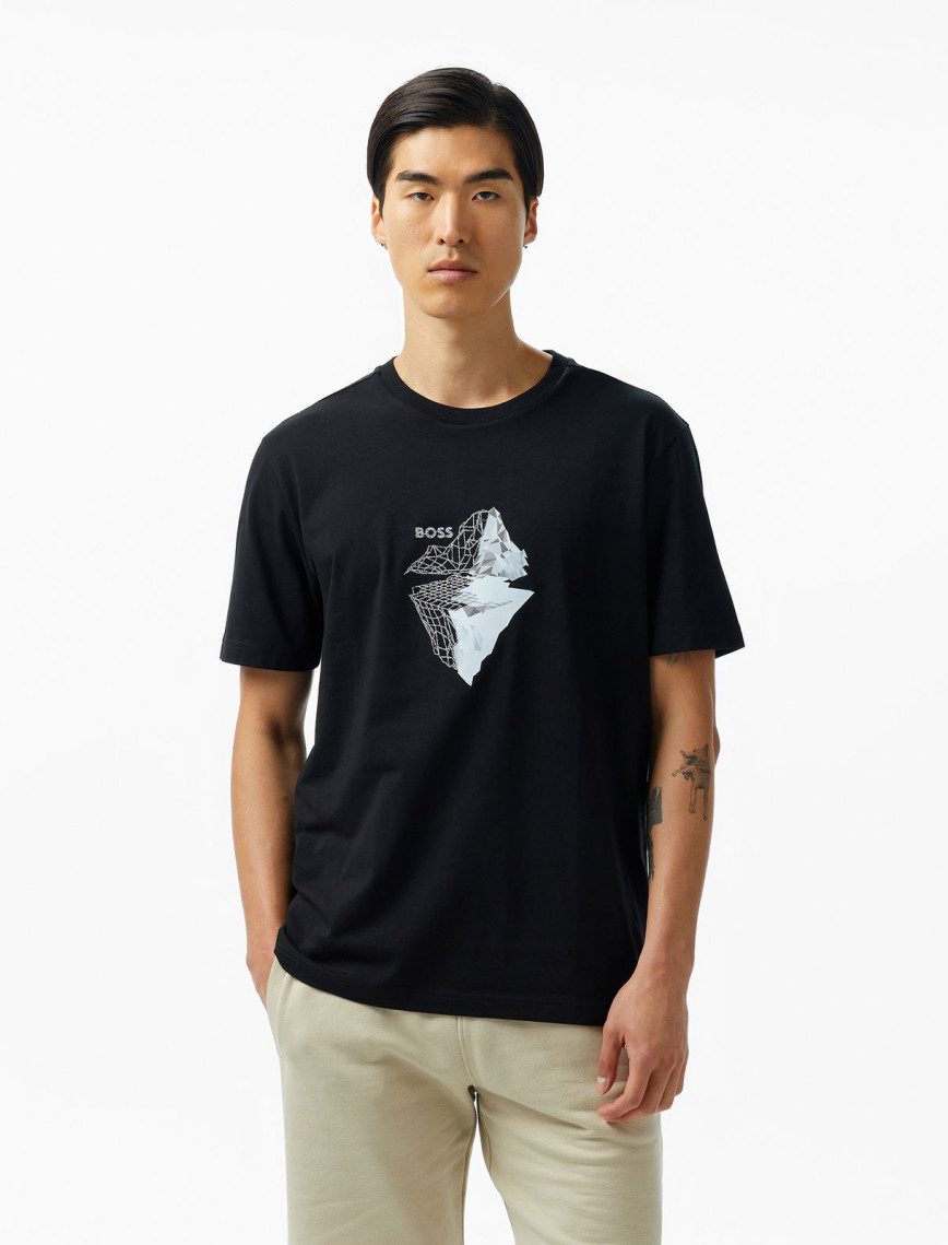 Boss Erkek Siyah T-Shirt Boss Erkek Siyah T-Shirt