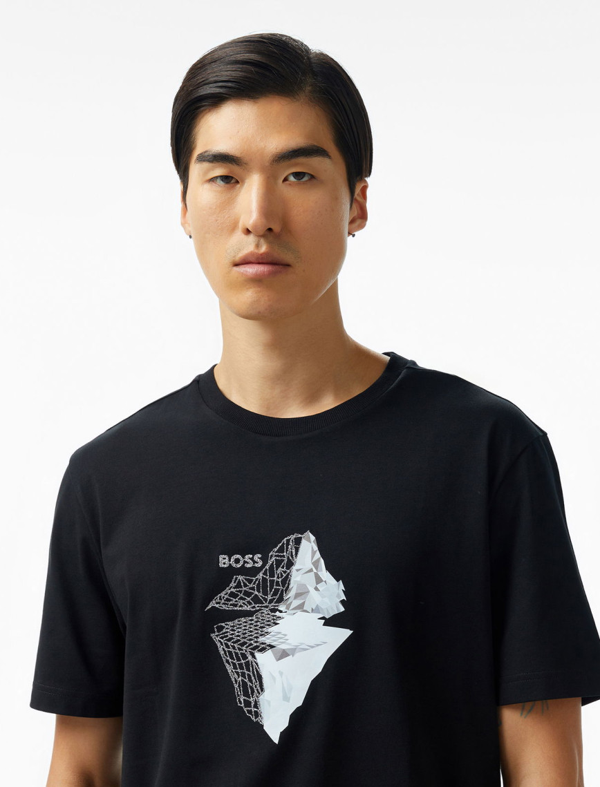 Boss Erkek Siyah T-Shirt Boss Erkek Siyah T-Shirt