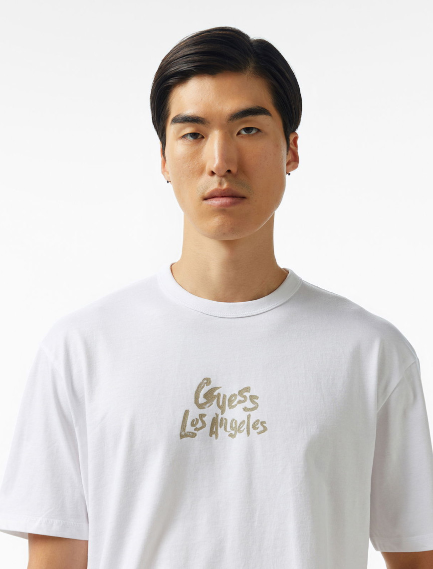 Guess Erkek Beyaz T-Shirt Guess Erkek Beyaz T-Shirt