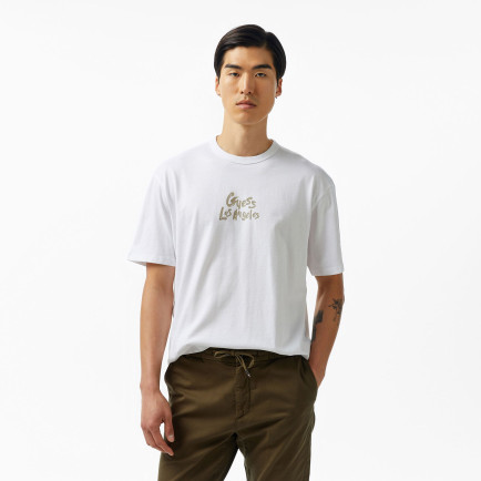 Guess Erkek Beyaz T-Shirt Guess Erkek Beyaz T-Shirt