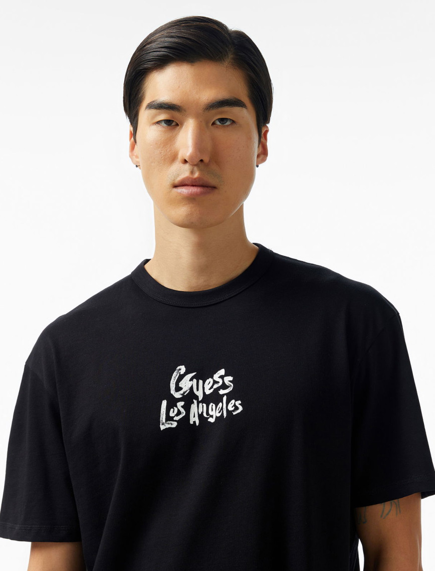 Guess Erkek Siyah T-Shirt Guess Erkek Siyah T-Shirt