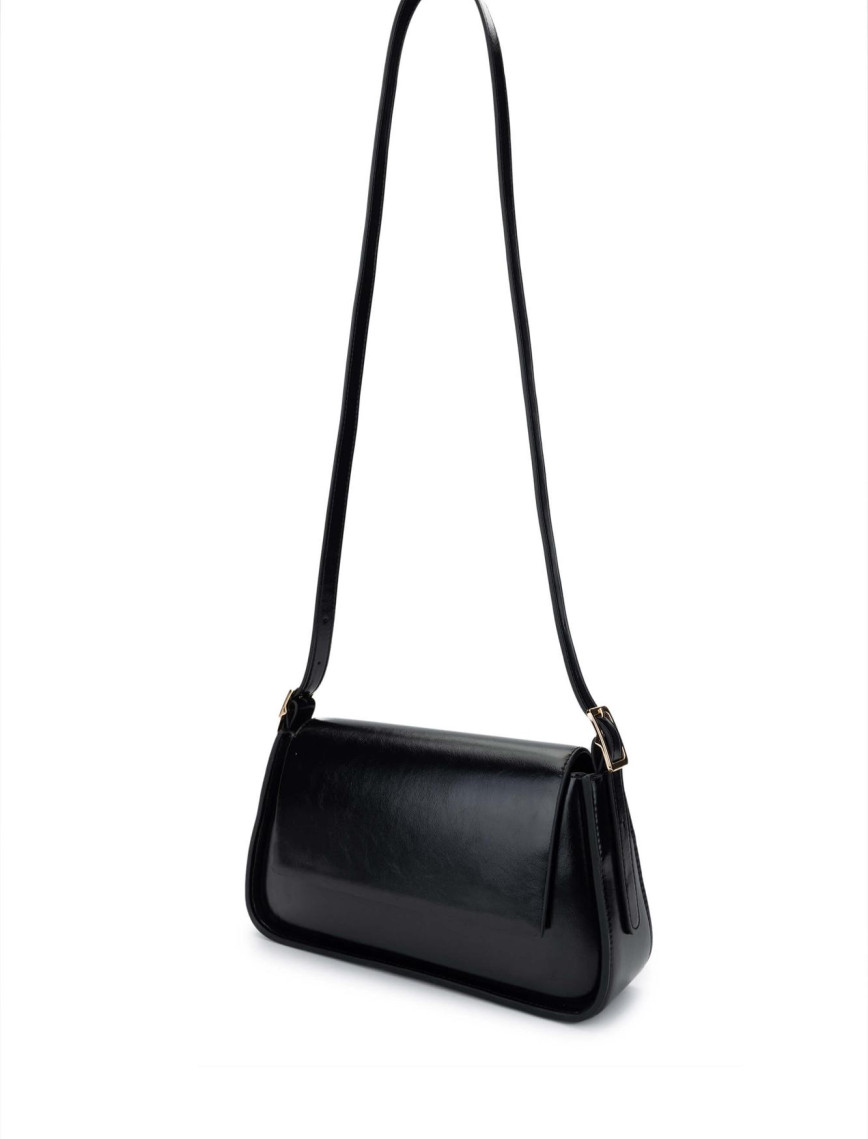 Tamer Tanca Kadın Vegan Siyah Omuz Çanta