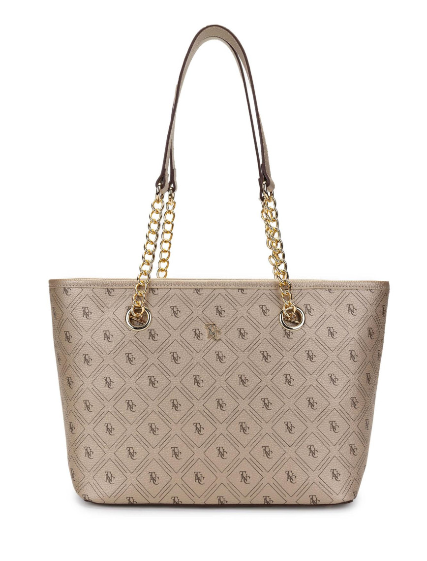 Tamer Tanca Kadın Vegan Altın Omuz Çanta Tamer Tanca Kadın Vegan Altın Omuz Çanta