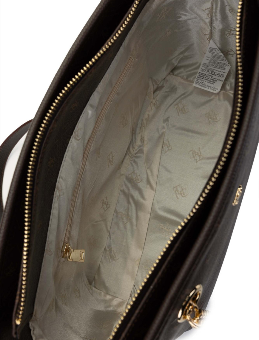 Tamer Tanca Kadın Vegan Kahverengi Omuz Çanta Tamer Tanca Kadın Vegan Kahverengi Omuz Çanta