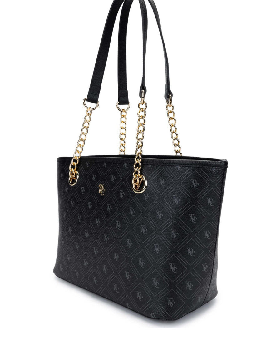 Tamer Tanca Kadın Vegan Siyah Omuz Çanta Tamer Tanca Kadın Vegan Siyah Omuz Çanta