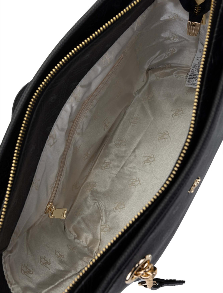 Tamer Tanca Kadın Vegan Siyah Omuz Çanta Tamer Tanca Kadın Vegan Siyah Omuz Çanta