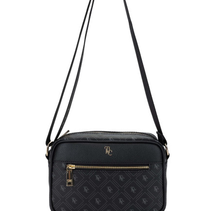 Tamer Tanca Kadın Vegan Siyah Postacı Çanta Tamer Tanca Kadın Vegan Siyah Postacı Çanta