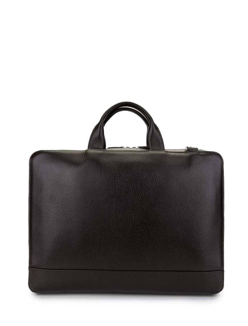 Tamer Tanca Erkek Hakiki Deri Kahverengi Evrak Çantası