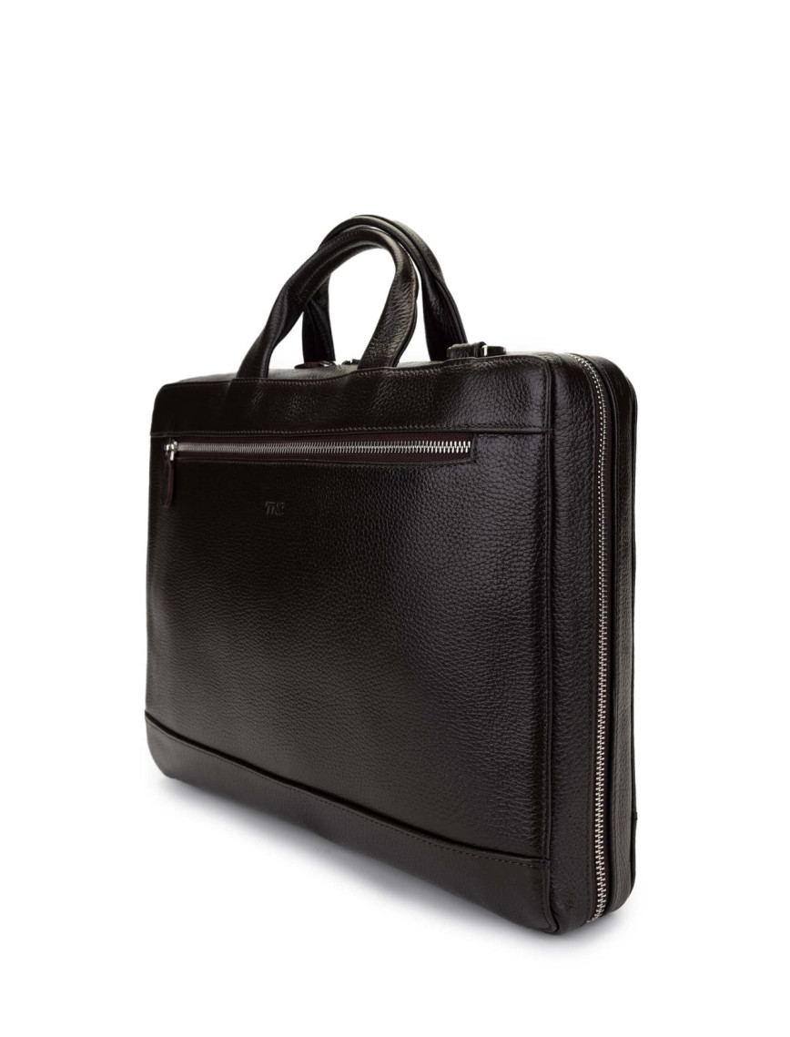 Tamer Tanca Erkek Hakiki Deri Kahverengi Evrak Çantası