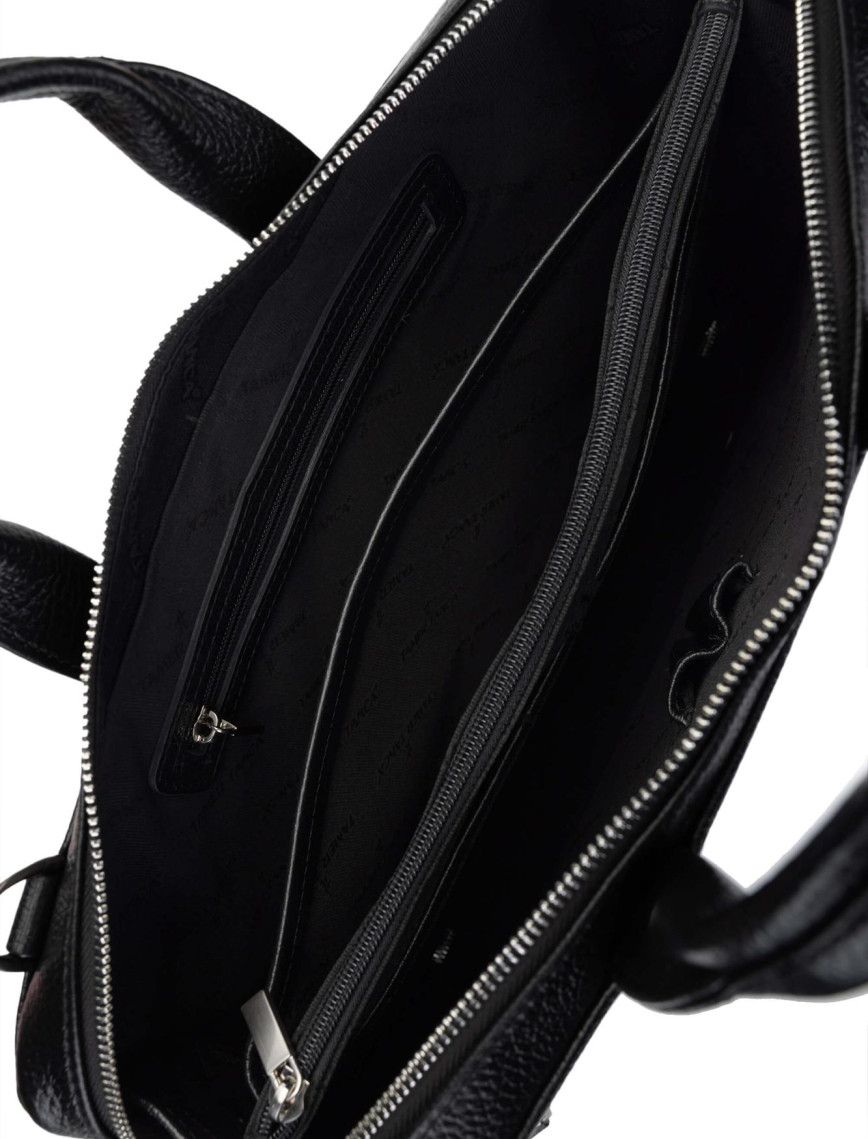 Tamer Tanca Erkek Hakiki Deri Siyah Floter Evrak Çantası Tamer Tanca Erkek Hakiki Deri Siyah Floter Evrak Çantası