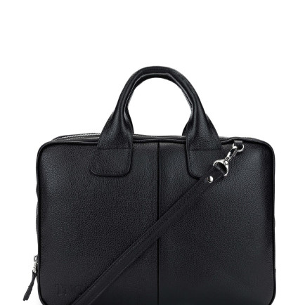 Tamer Tanca Unisex Hakiki Deri Siyah Floter Evrak Çantası Tamer Tanca Unisex Hakiki Deri Siyah Floter Evrak Çantası