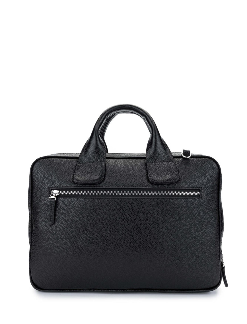 Tamer Tanca Unisex Hakiki Deri Siyah Floter Evrak Çantası Tamer Tanca Unisex Hakiki Deri Siyah Floter Evrak Çantası