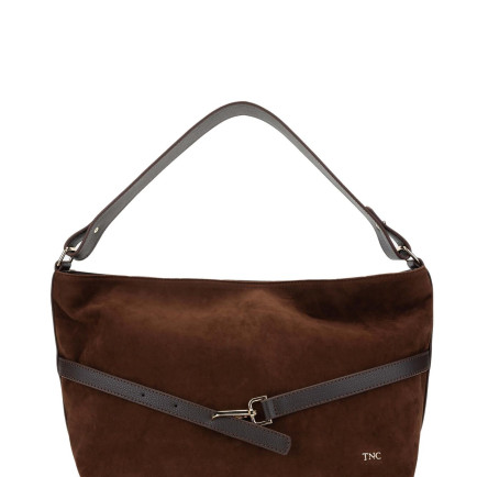 Tamer Tanca Kadın Vegan Kahverengi Omuz Çanta