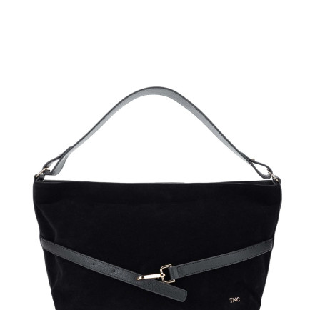 Tamer Tanca Kadın Vegan Siyah Omuz Çanta