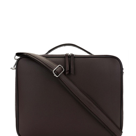 Tamer Tanca Erkek Vegan Kahverengi Evrak Çantası Tamer Tanca Erkek Vegan Kahverengi Evrak Çantası