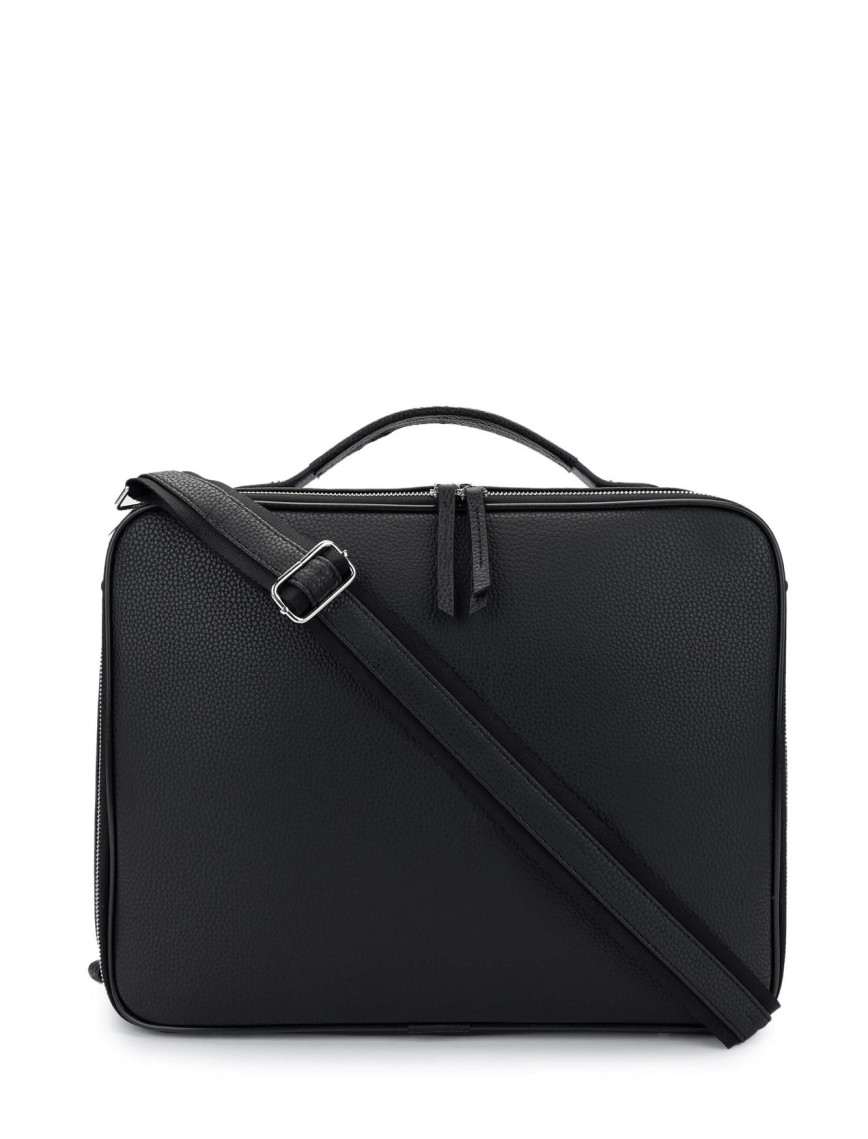 Tamer Tanca Erkek Vegan Siyah Floter Evrak Çantası Tamer Tanca Erkek Vegan Siyah Floter Evrak Çantası