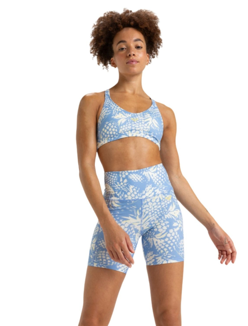 Roxy Heart Into It Bra PT Kadın Mavi Fitness Bra Roxy Heart Into It Bra PT Kadın Mavi Fitness Bra