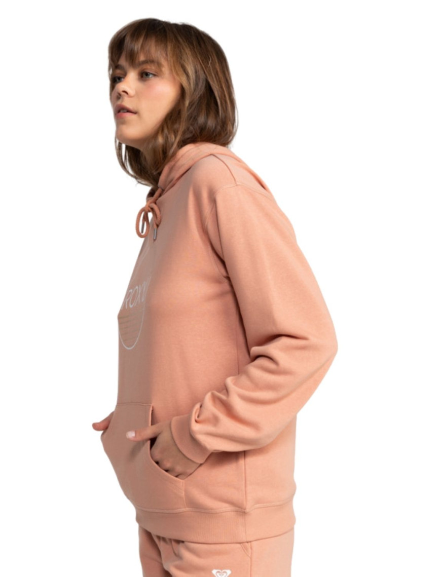 Roxy Surf Stoked Hoodie Terry Kadın Pembe Sweatshirt Roxy Surf Stoked Hoodie Terry Kadın Pembe Sweatshirt