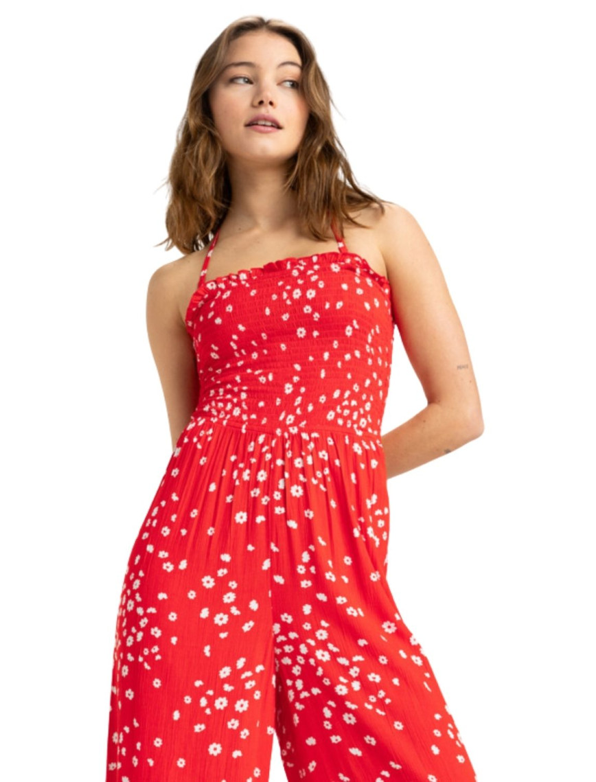 Roxy Palm Groves Jumper Kadın Kırmızı Tulum Roxy Palm Groves Jumper Kadın Kırmızı Tulum