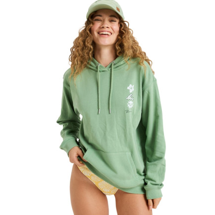 Roxy Surf Stoked Hoodie Terry Art Kadın Yeşil Sweatshirt Roxy Surf Stoked Hoodie Terry Art Kadın Yeşil Sweatshirt
