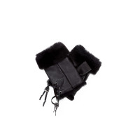 Tamer Tanca Kadın Kuzu Kürk Kahverengi Eldiven ELDIVEN Tamer Tanca Kadın Kuzu Kürk Kahverengi Eldiven ELDIVEN