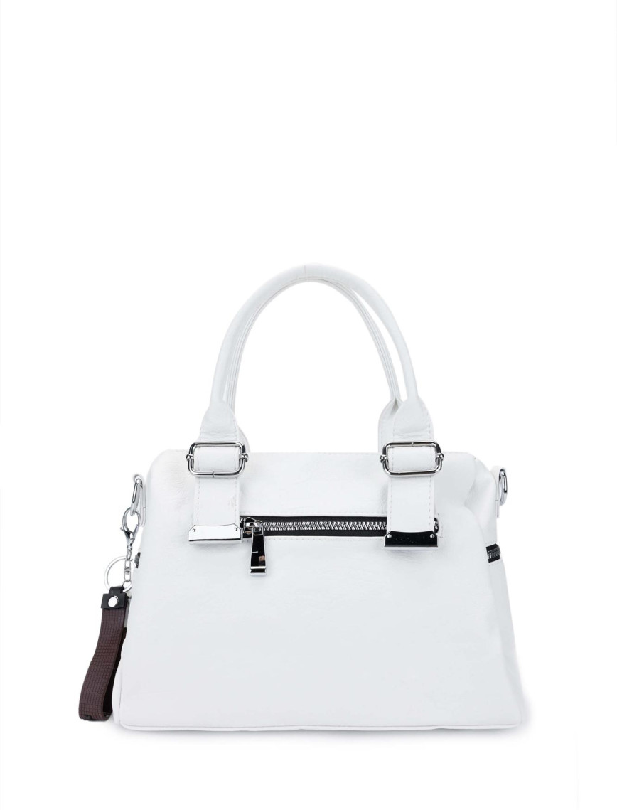Tamer Tanca Kadın Vegan Beyaz Omuz Çanta