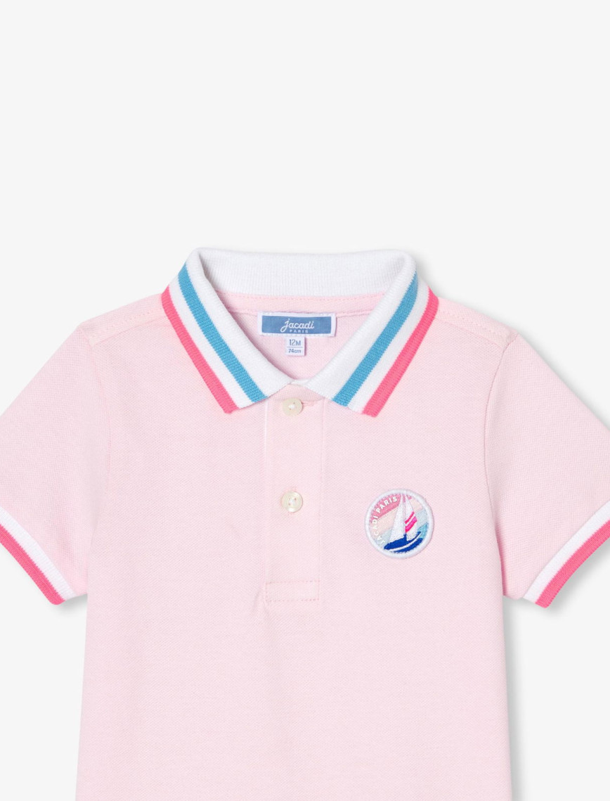 Jacadi Paris Erkek Bebek Pamuklu Pike Polo Yaka T-Shirt Jacadi Paris Erkek Bebek Pamuklu Pike Polo Yaka T-Shirt