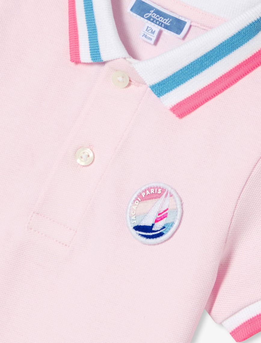 Jacadi Paris Erkek Bebek Pamuklu Pike Polo Yaka T-Shirt Jacadi Paris Erkek Bebek Pamuklu Pike Polo Yaka T-Shirt