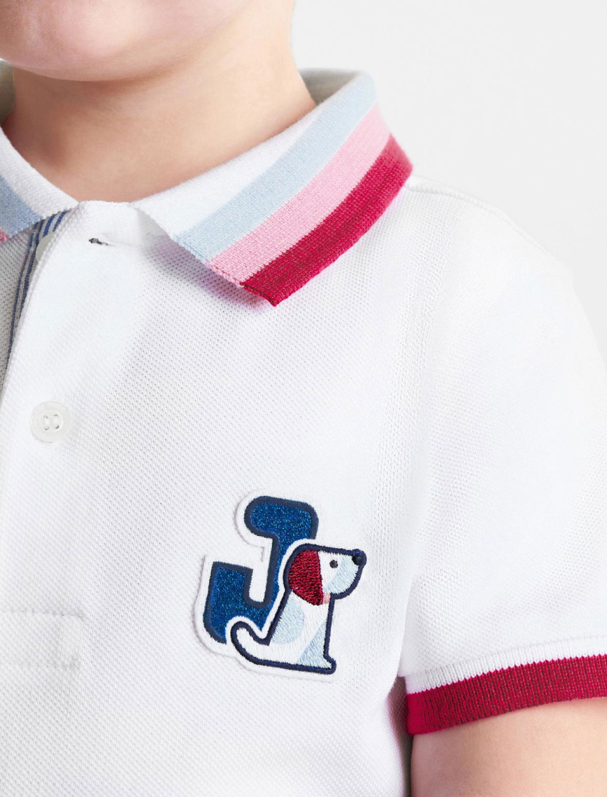 Jacadi Paris Erkek Bebek Pamuklu Pike Polo Yaka T-Shirt Jacadi Paris Erkek Bebek Pamuklu Pike Polo Yaka T-Shirt