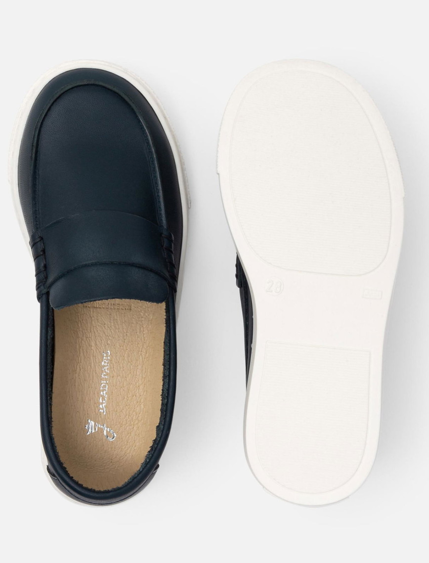 Jacadi Paris Erkek Çocuk Deri Mokasen Ayakkabı