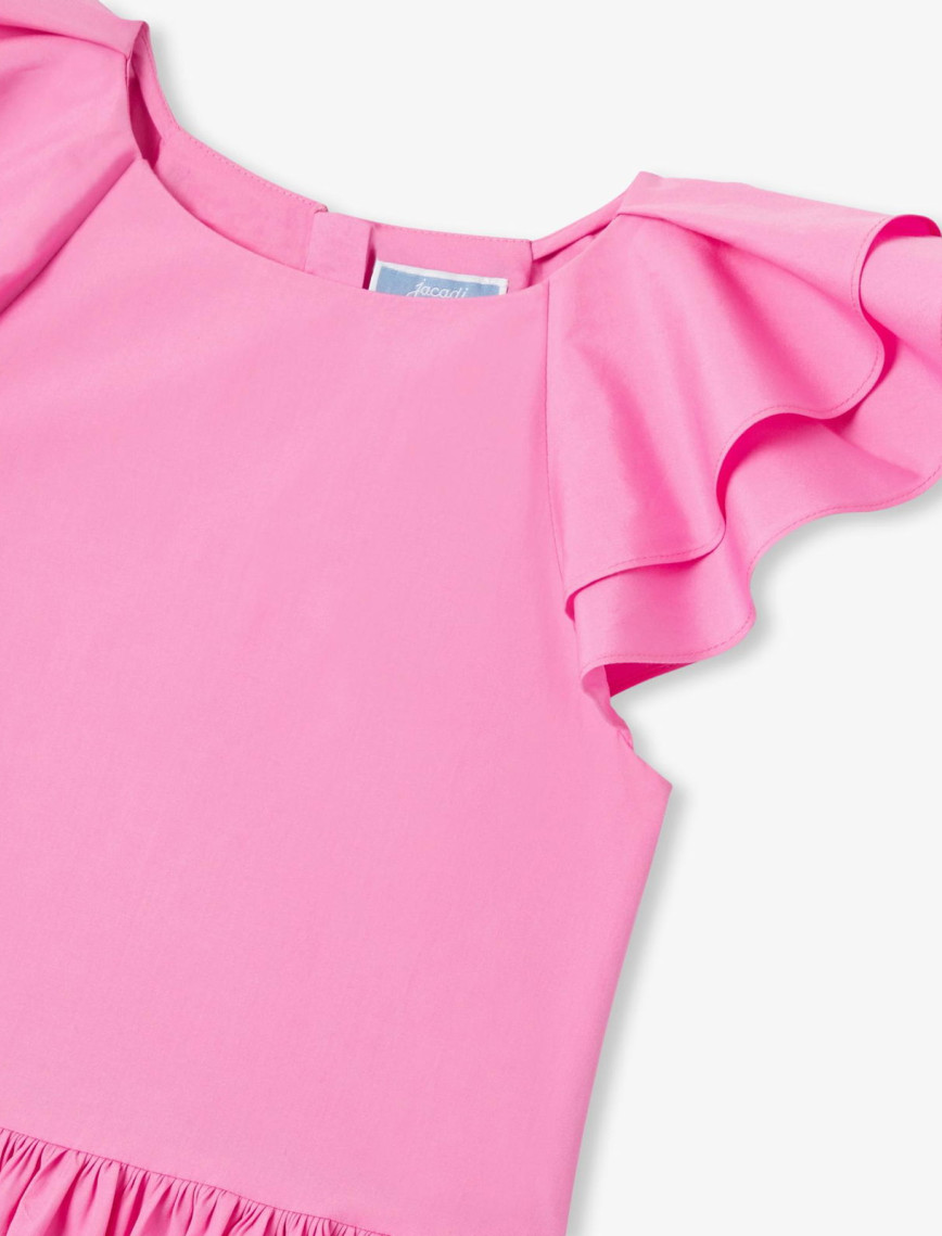 Jacadi Paris Kız Çocuk Fırfır Kollu Haute Couture Elbise Jacadi Paris Kız Çocuk Fırfır Kollu Haute Couture Elbise