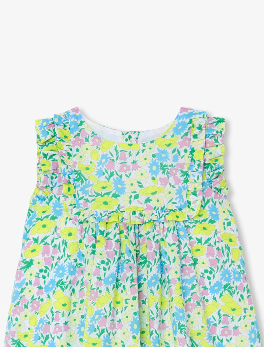 Jacadi Paris Kız Bebek Çiçek Desenli Kolsuz Elbise Jacadi Paris Kız Bebek Çiçek Desenli Kolsuz Elbise