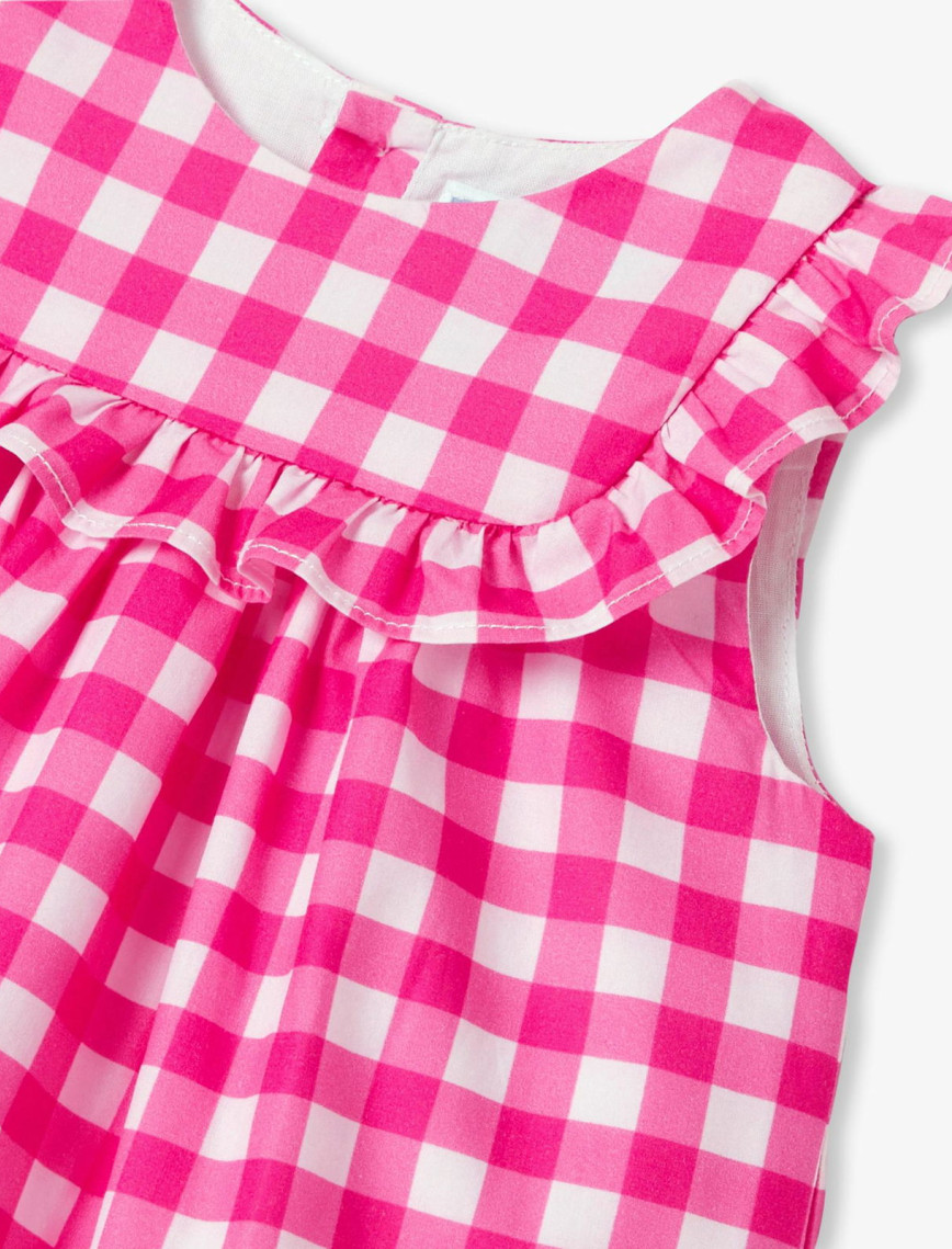 Jacadi Paris Yenidoğan Kız Bebek Pötikareli Poplin Elbise Jacadi Paris Yenidoğan Kız Bebek Pötikareli Poplin Elbise