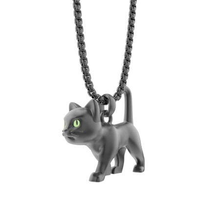 Metalmorphose Black Cat Kolye