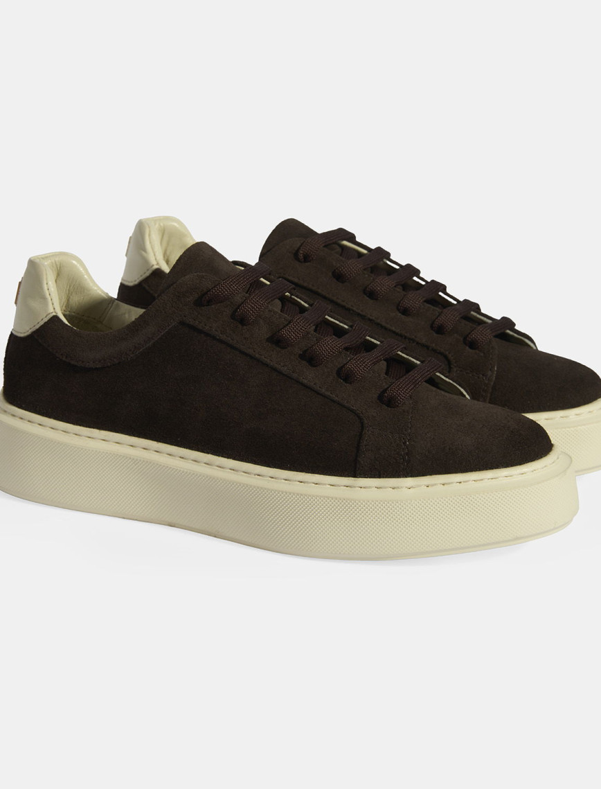 Kadın Kahve Bağcıklı Süet Günlük Ayakkabı Kadın Kahve Bağcıklı Süet Günlük Ayakkabı