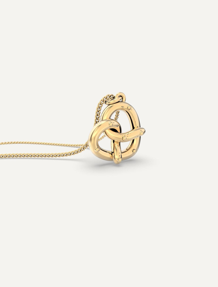 Chocli 18 Ayar Altın Kaplama Kraker Kolye Chocli 18 Ayar Altın Kaplama Kraker Kolye