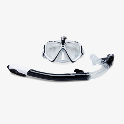 Speedo Dual Lenses Combo Unisex Siyah Şnorkel Speedo Dual Lenses Combo Unisex Siyah Şnorkel