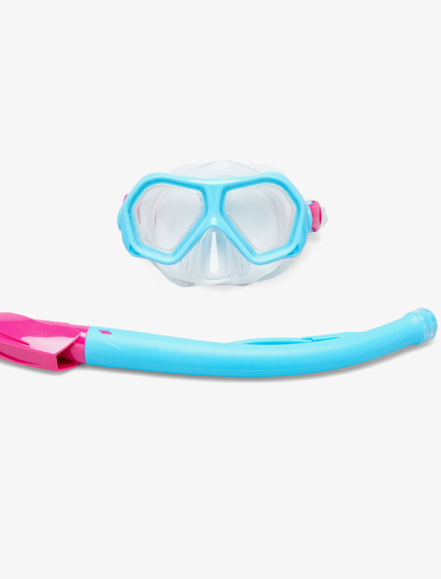 Speedo Ju Dual Lenses Çocuk Mavi/Pembe Şnorkel Speedo Ju Dual Lenses Çocuk Mavi/Pembe Şnorkel