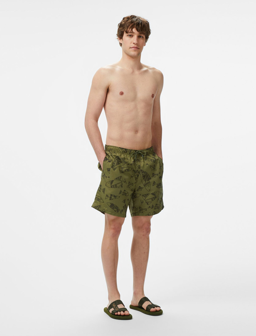 Nautica Erkek Yeşil Mayo Şort