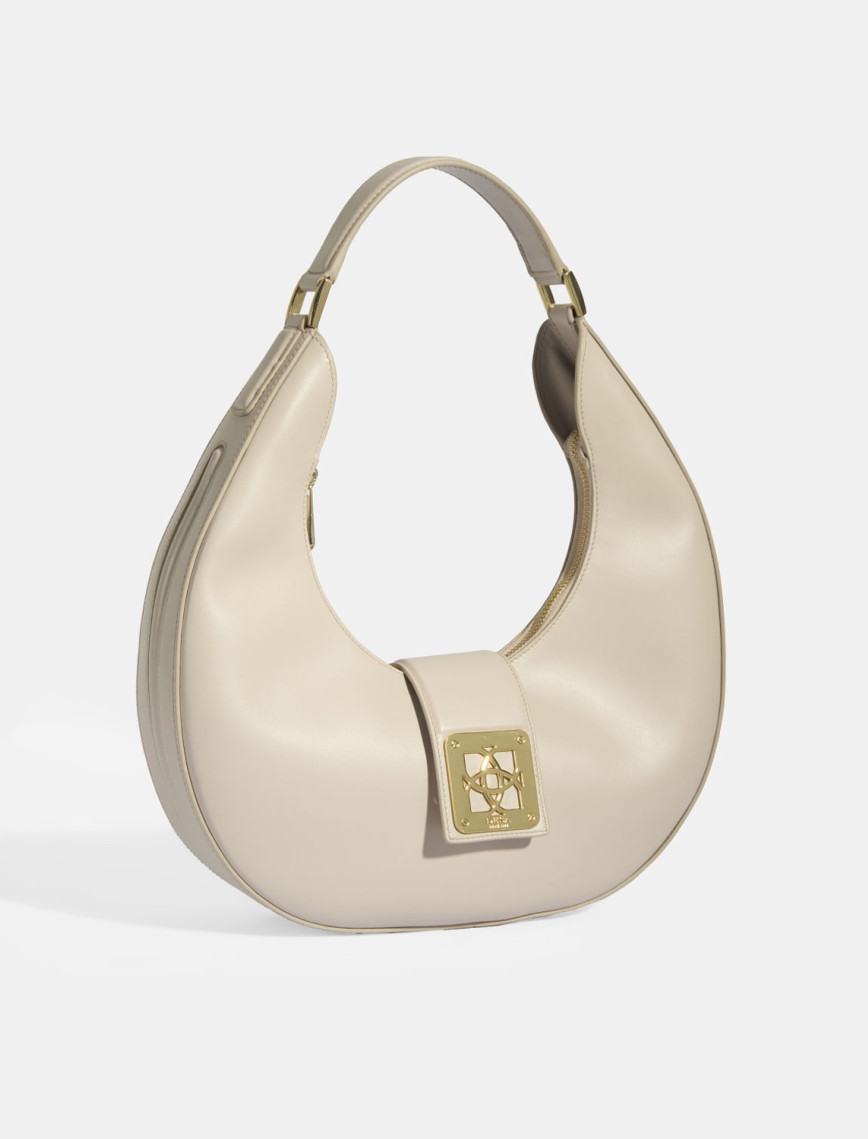 Kadın Açık Vizon Deri Omuz Çantası Kadın Açık Vizon Deri Omuz Çantası