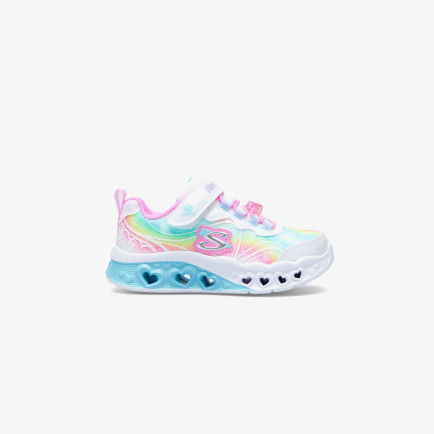 Skechers Flutter Heart Lights Groovy Swirl Çocuk Beyaz Spor Ayakkabı Skechers Flutter Heart Lights Groovy Swirl Çocuk Beyaz Spor Ayakkabı