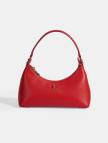 Kadın Kırmızı Omuz Askılı Mini Deri El Çantası