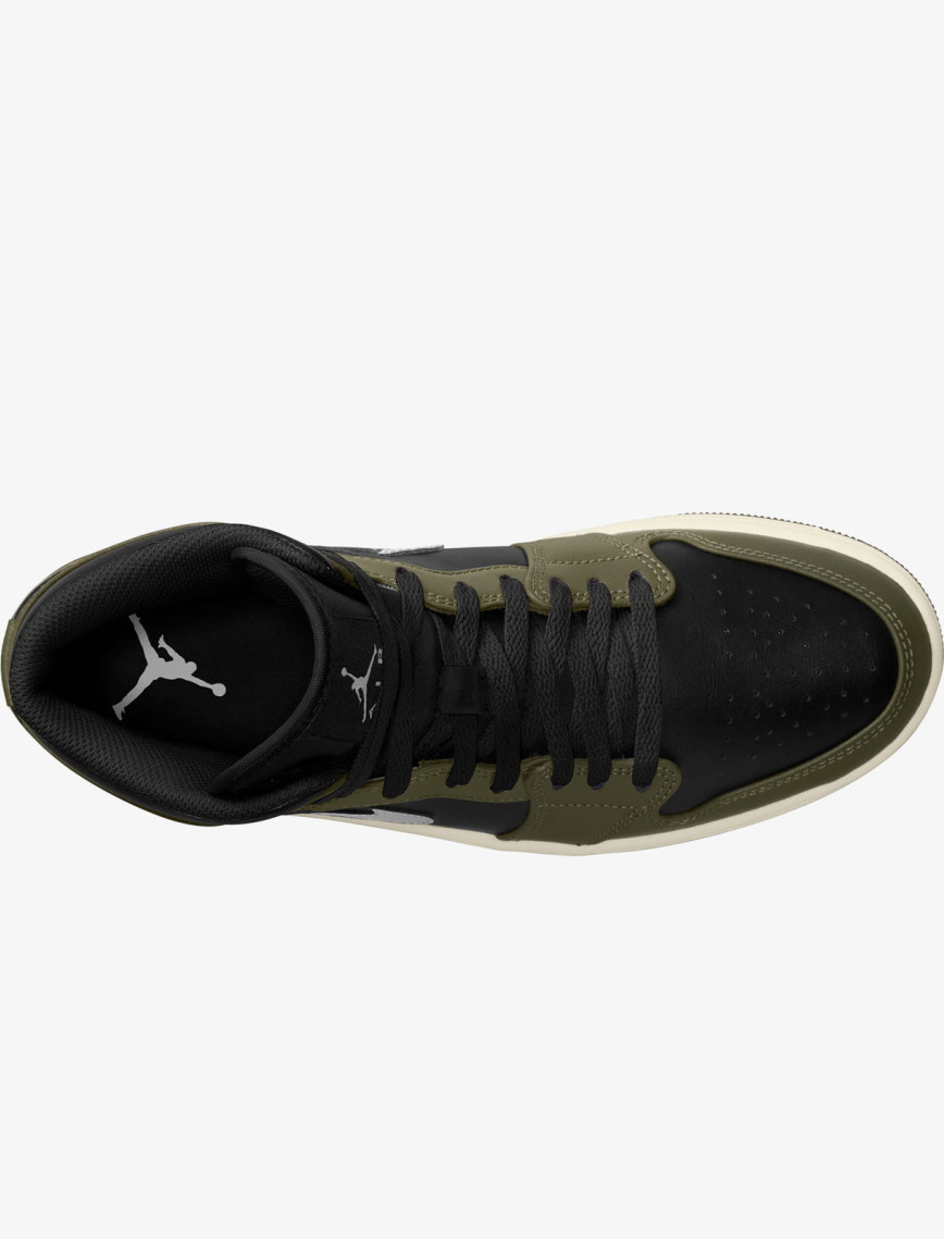 Jordan Air 1 Mid Erkek Siyah Spor Ayakkabı Jordan Air 1 Mid Erkek Siyah Spor Ayakkabı