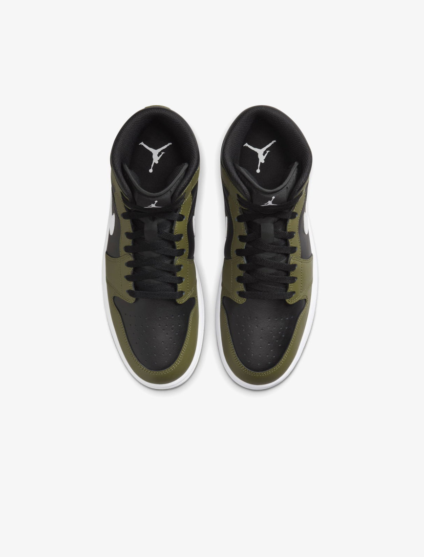 Jordan Air 1 Mid Erkek Siyah Spor Ayakkabı Jordan Air 1 Mid Erkek Siyah Spor Ayakkabı